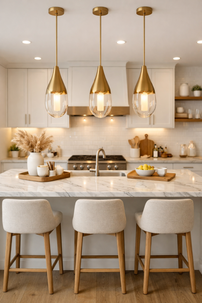  conseils d’éclairage de cuisine pour un espace lumineux