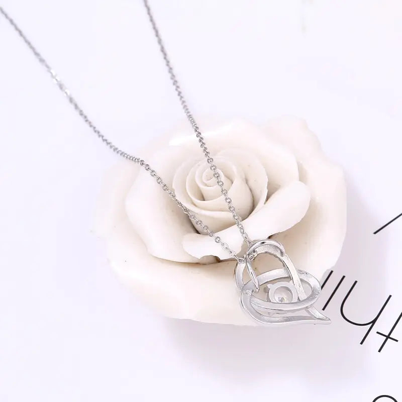 Mothers Day Heart Necklace