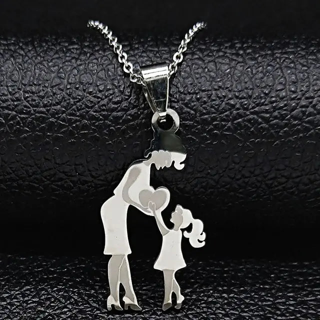 Mothers Day Mom Daughter Pendant