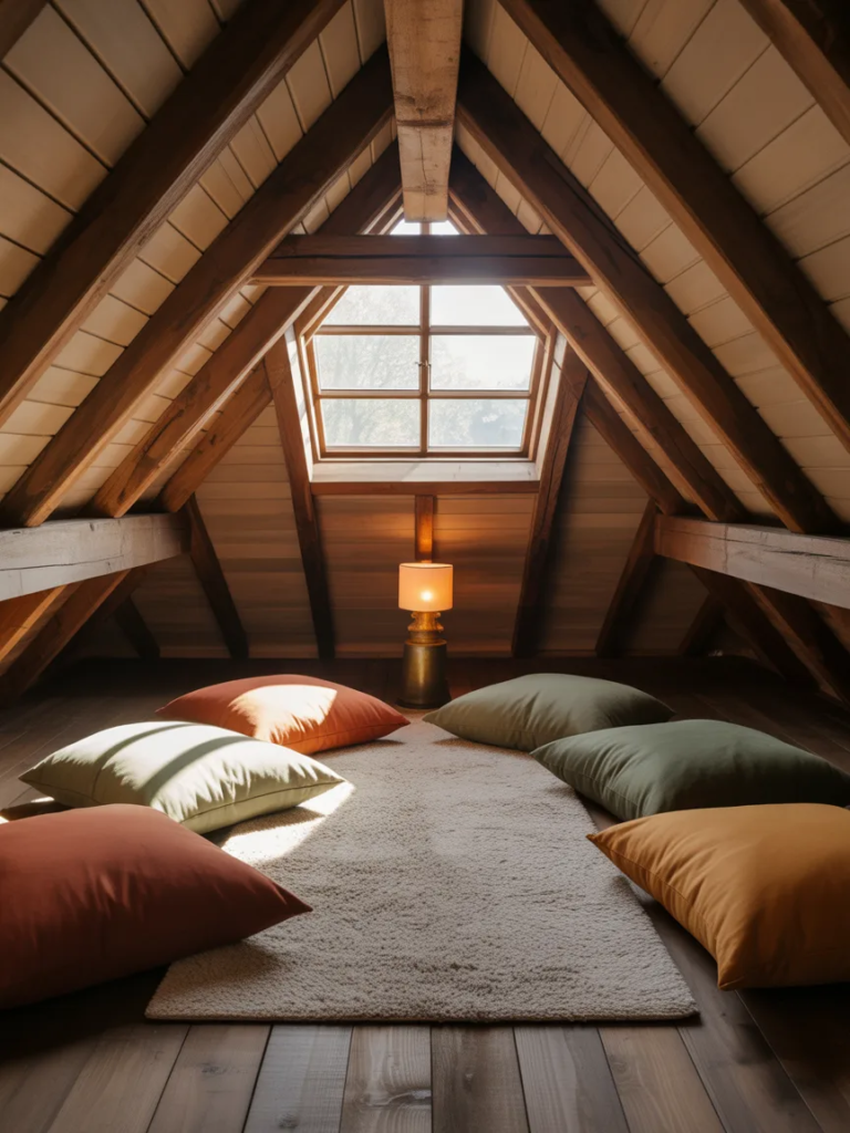 Mezzanine in workspace