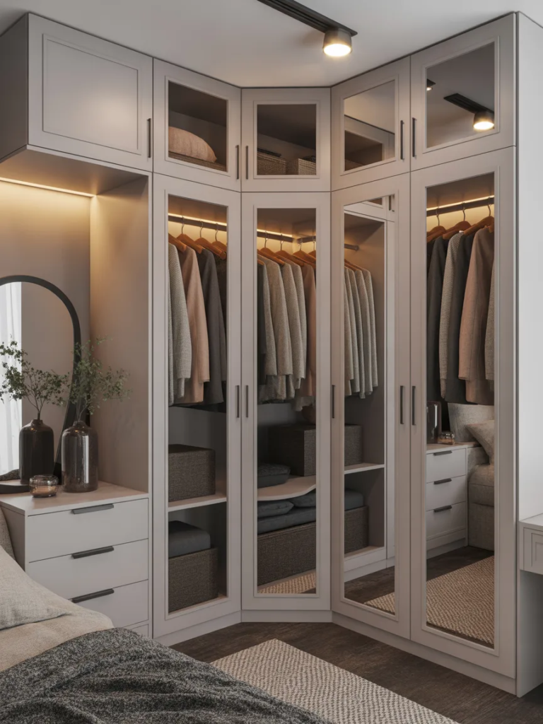 corner wardrobe ideas