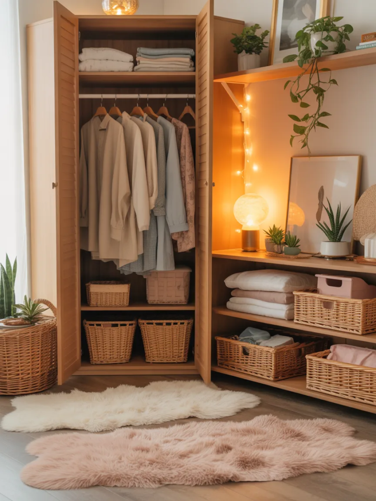 corner wardrobe designs