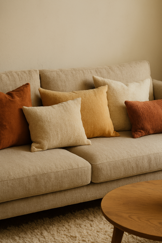 cushions for extra comfort