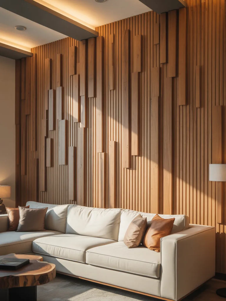 wooden battens for a chic style