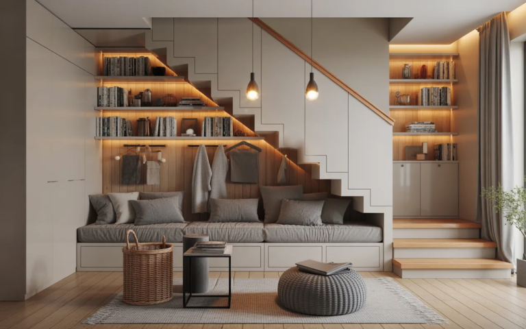 Aménagement sous escalier
