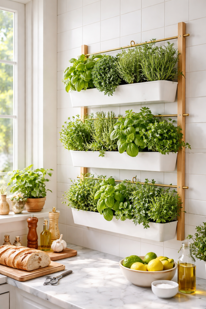 living wall for a natural touch