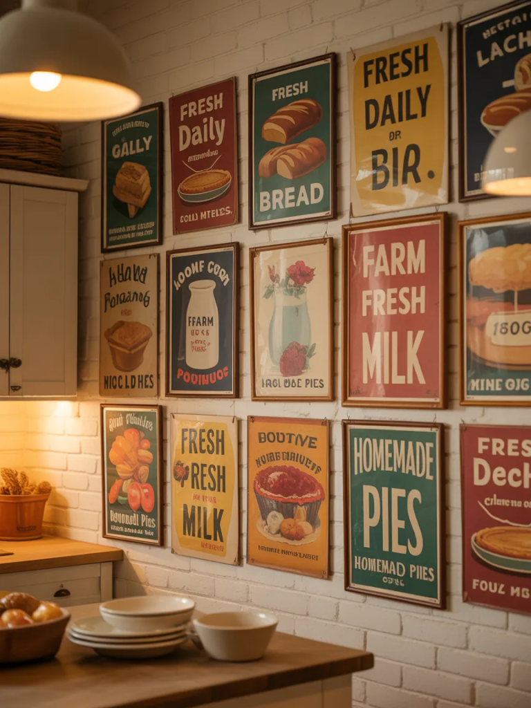 kitchen retro posters