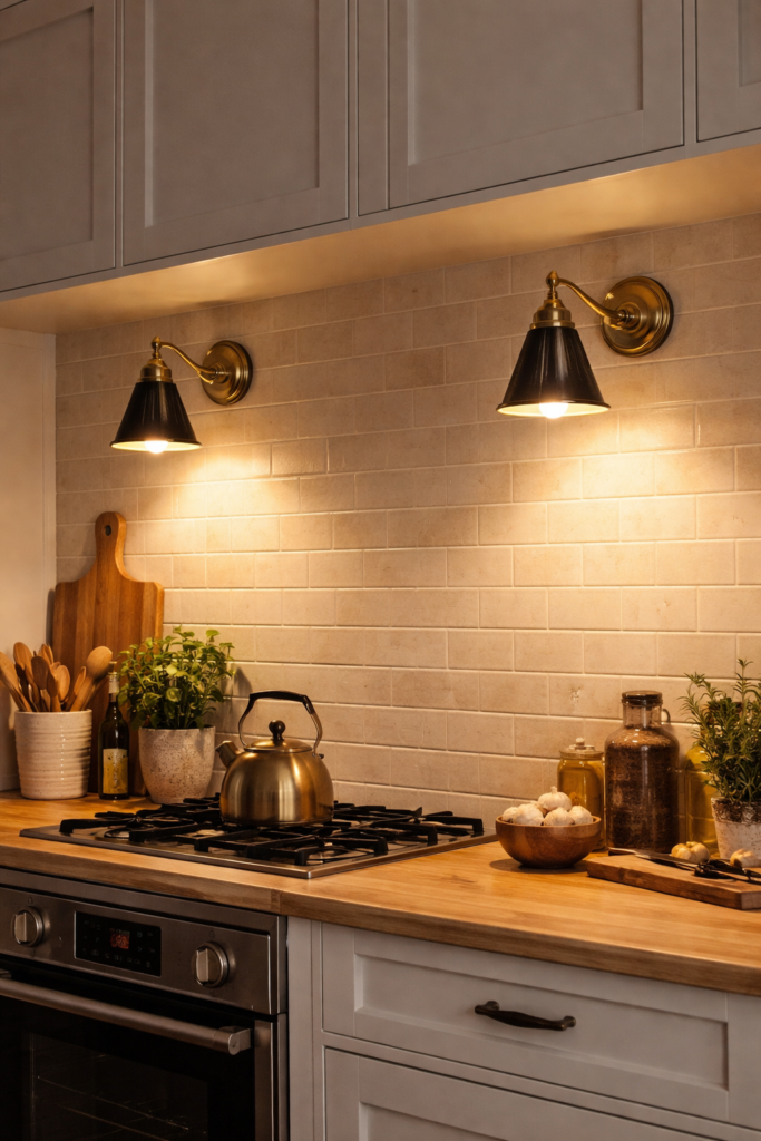kitchen wall lighting