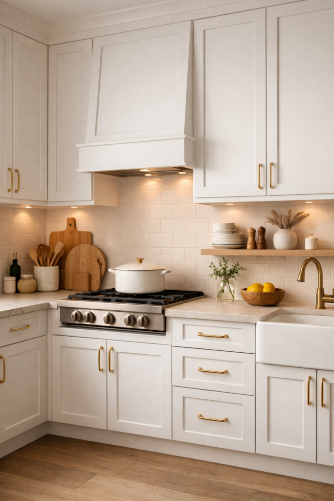 idées de cuisine de campagne chic.