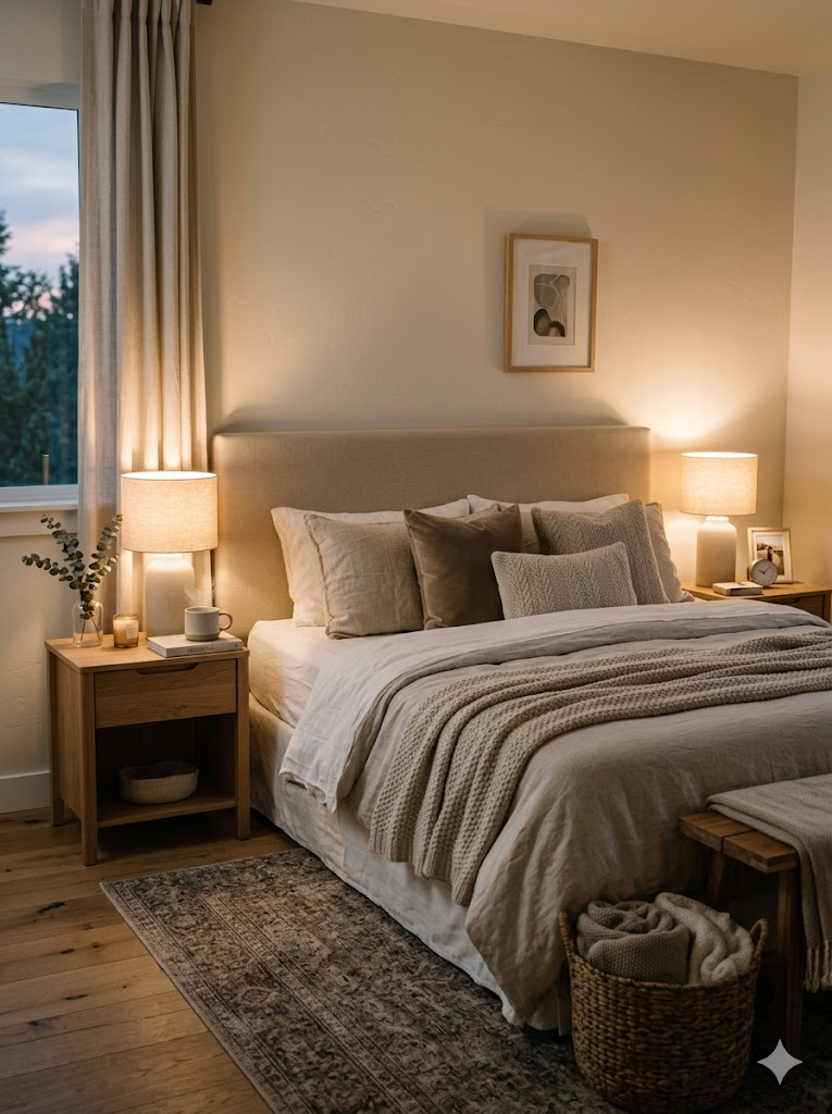 style de chambre principale cosy