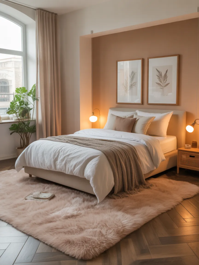 Cozy master bedroom style