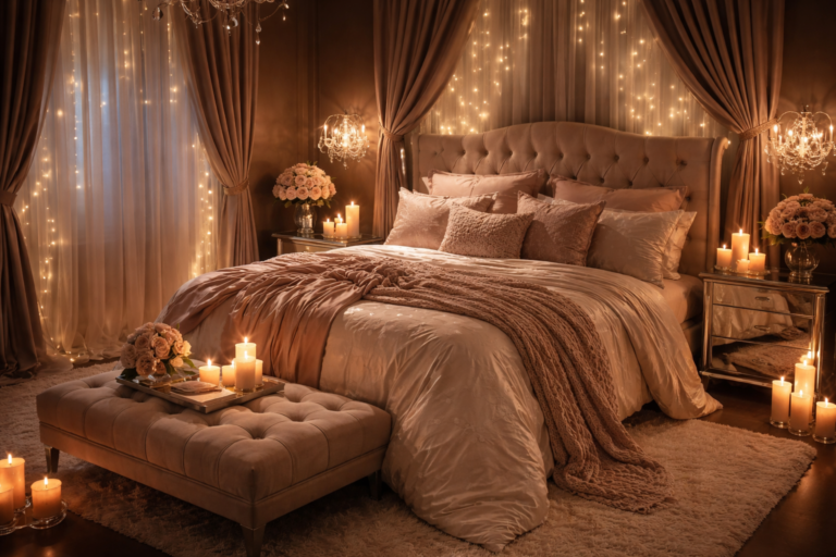 Idées pour une chambre romantique et cosy