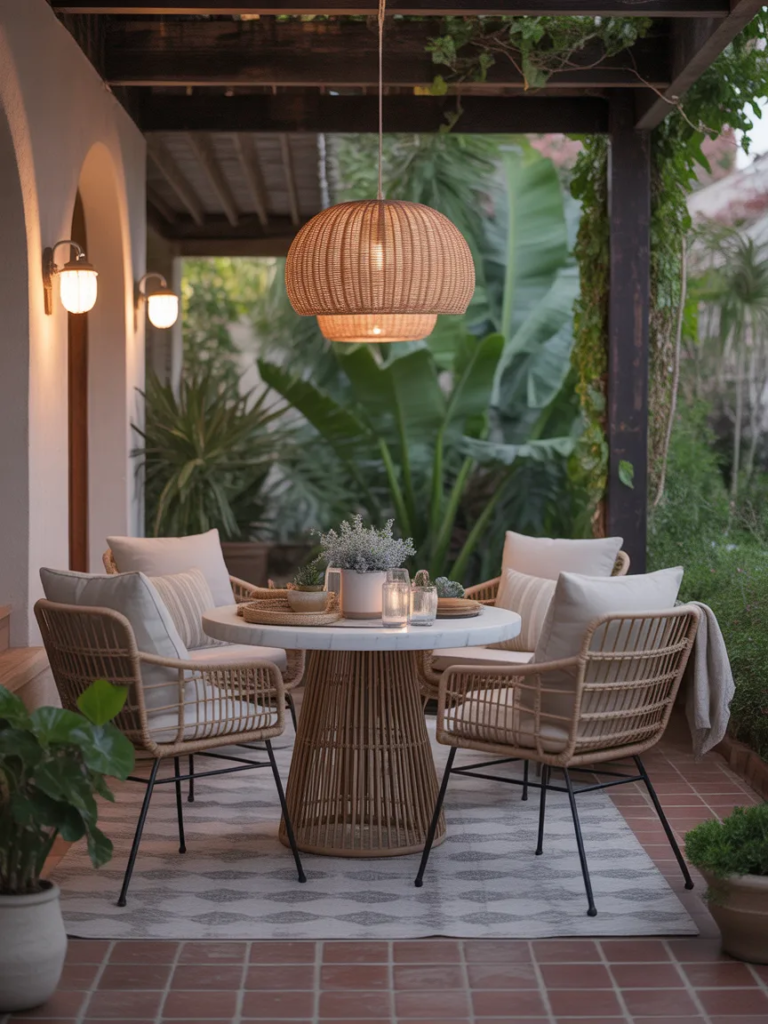 Idées de décoration cosy avec du mobilier en rotin