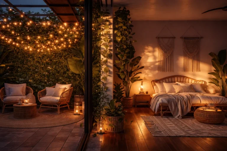  Idées de décoration cosy avec du mobilier en rotin